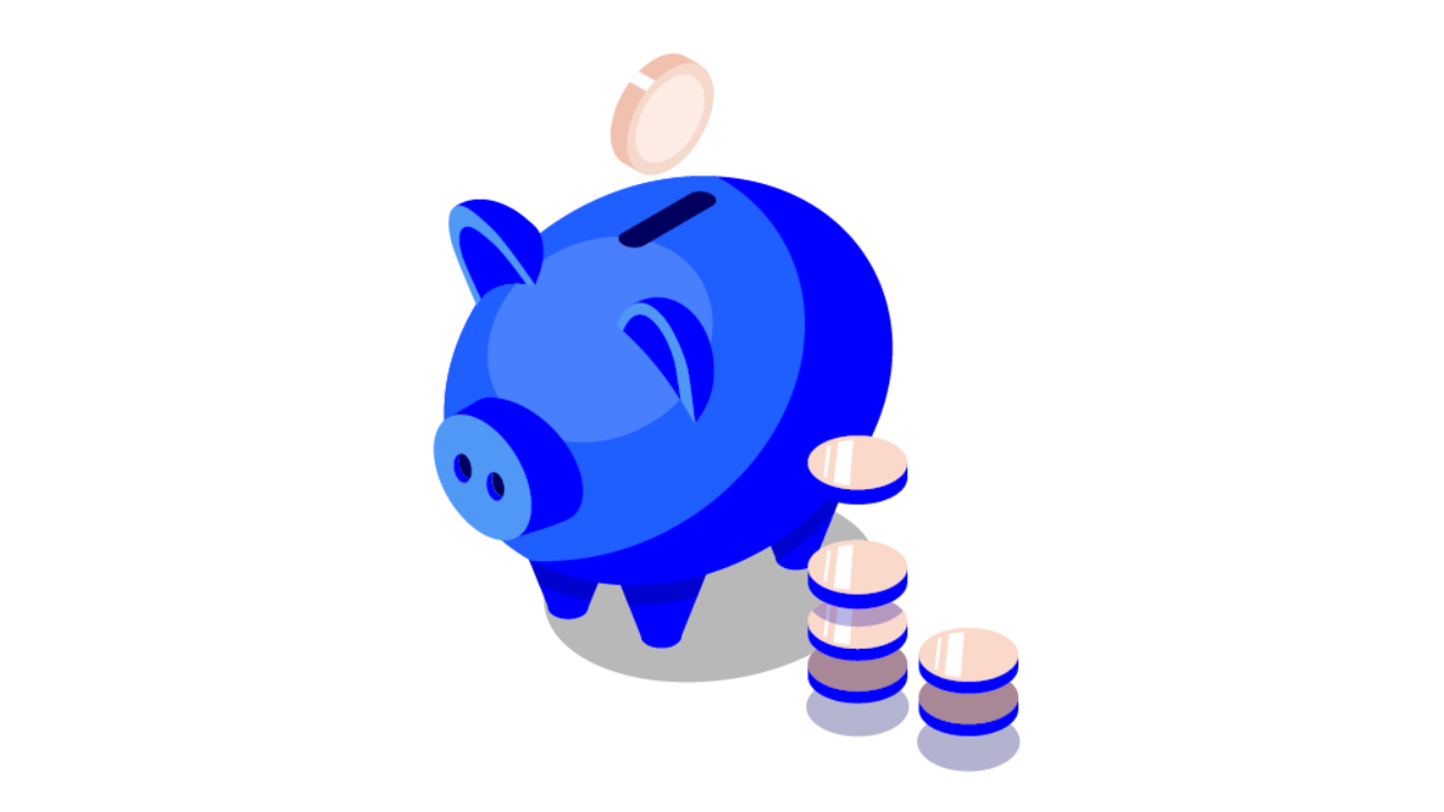 Piggybank coin stack 640x360